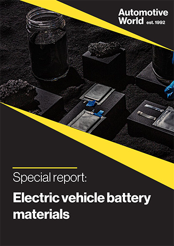 Special report: Electric vehicle battery materials